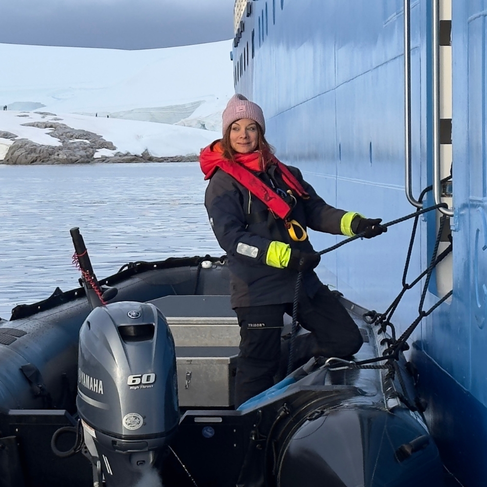 Andi in Antarctica